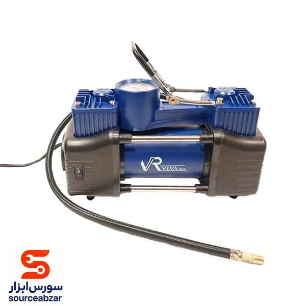 پمپ باد فندکی ویوارکس دو سیلندر مدل VR1208-ACT با لوازم