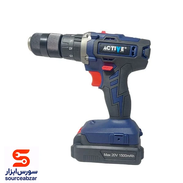 دریل پیچ گوشتی چکشی شارژی اکتیو 20 ولت مدل AC-3520I