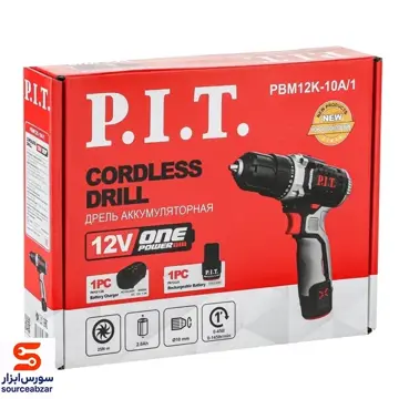 دریل شارژی پی ای تی (p i t)12ولت PBM12K-10A/1