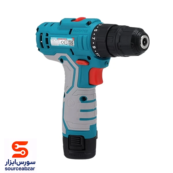 دریل پیچ گوشتی شارژی توتال 12 ولت مدل TDLI12322 دو باتری