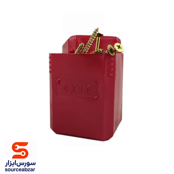 پیچ چوب چهارسو 10 سانت 14*4 بسته 144 عددی