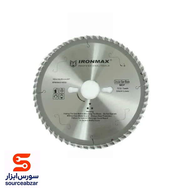 صفحه برش MDF آیرون مکس قطر 180 میلیمتر مدل ‏56T