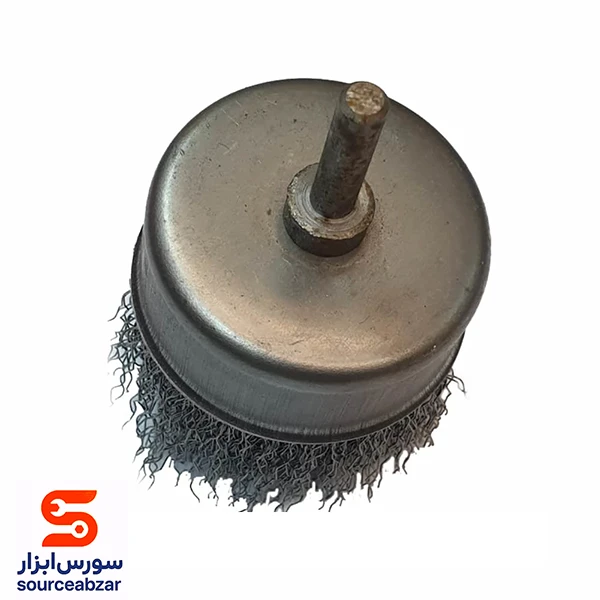 برس سر دریلی کاسه‌ ای افشان صنعت برس سایز 2