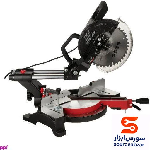 اره فارسی بر تی ای اچ مدل TMS25519 ظرفیت 1800 وات کشویی سایز 255 میلی متر