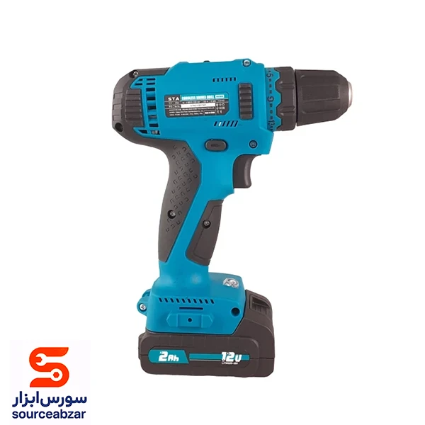 دریل پیچ گوشتی شارژی اس تی ای 12 ولت مدل CT21081H-2BMC