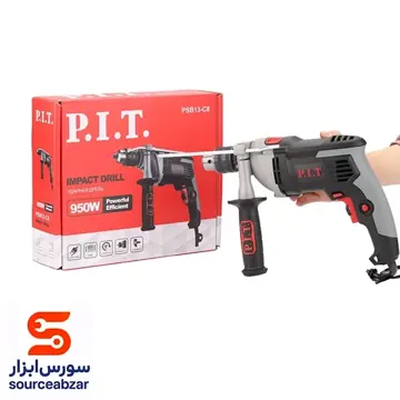 دریل چکشی برقی پی ای تی (p i t) 13 میلی متری 950 وات PSB13-C8