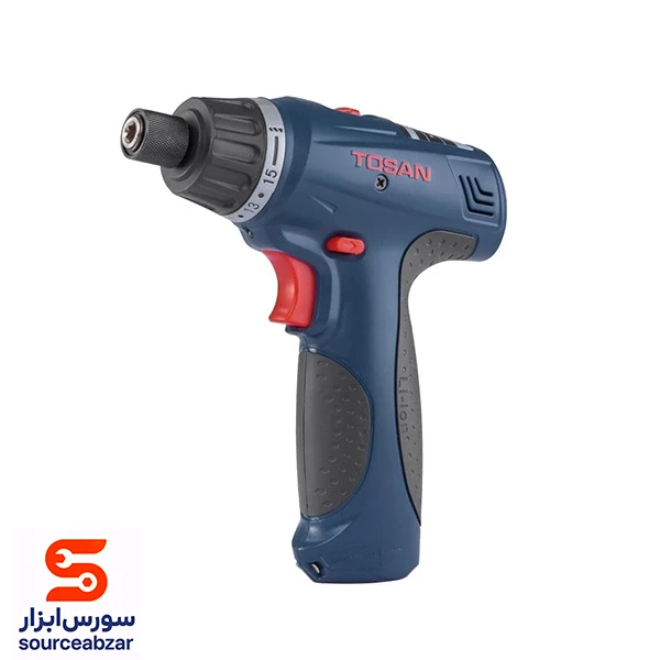 پیچ گوشتی شارژی توسن 7.2 ولت مدل 2027SC