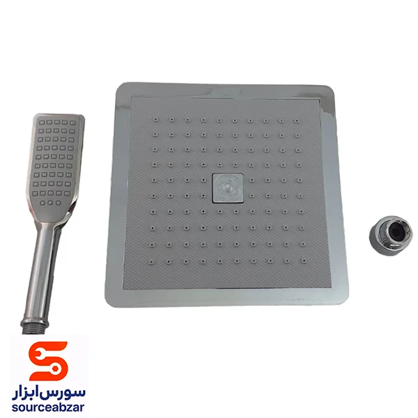 سردوش رسوبگیر نقره ای 22 سانتی