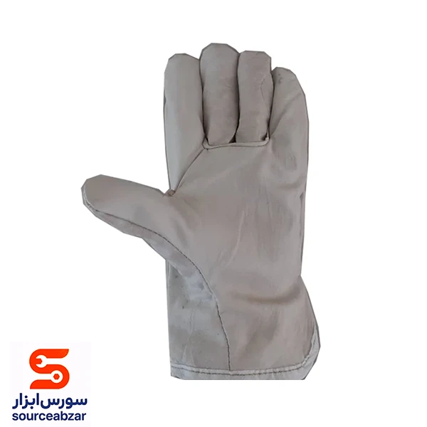 دستکش جوشکاری ساق کوتاه تمام چرم