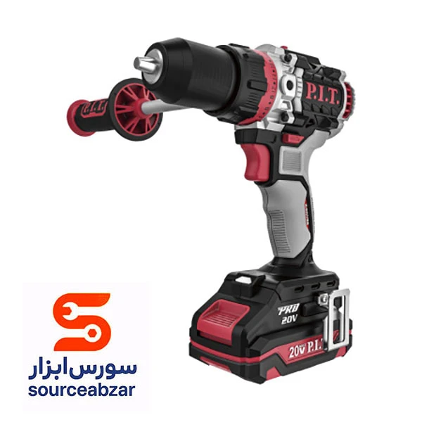 دریل شارژی براشلس صنعتی 20 ولت پی ای تی (P I T )PSB20H-13D/1