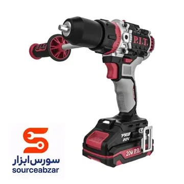 دریل شارژی براشلس صنعتی 20 ولت پی ای تی (P I T )PSB20H-13D/1
