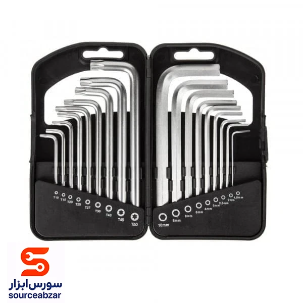 ست 18 عددی آچار آلن آیرون‌ مکس مدل IM-3010SC