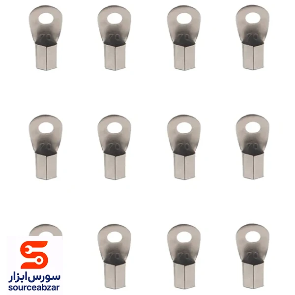 بسته 12 عددی کابلشو آهنی سایز 70