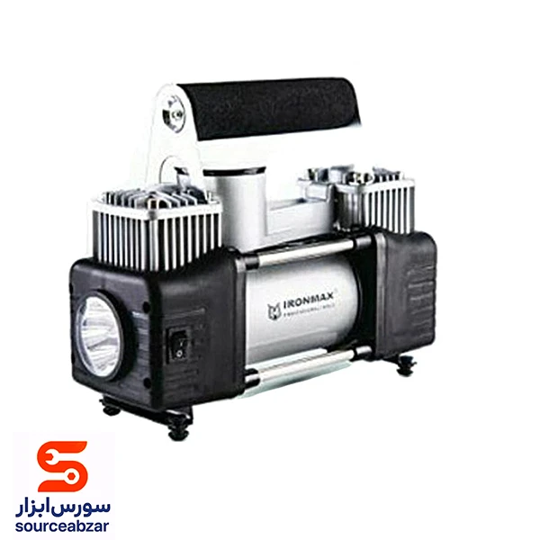 پمپ باد فندکی آیرون مکس دو سیلندر مدل IM-AC55A