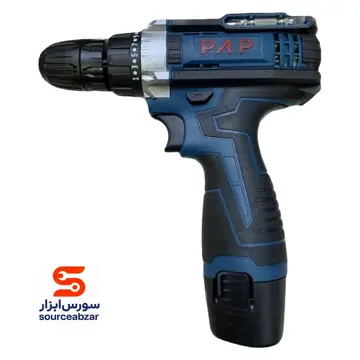 دریل شارژی 12 ولت تک باطری P.A.P دریل شارژی PAP مدل cd-1201