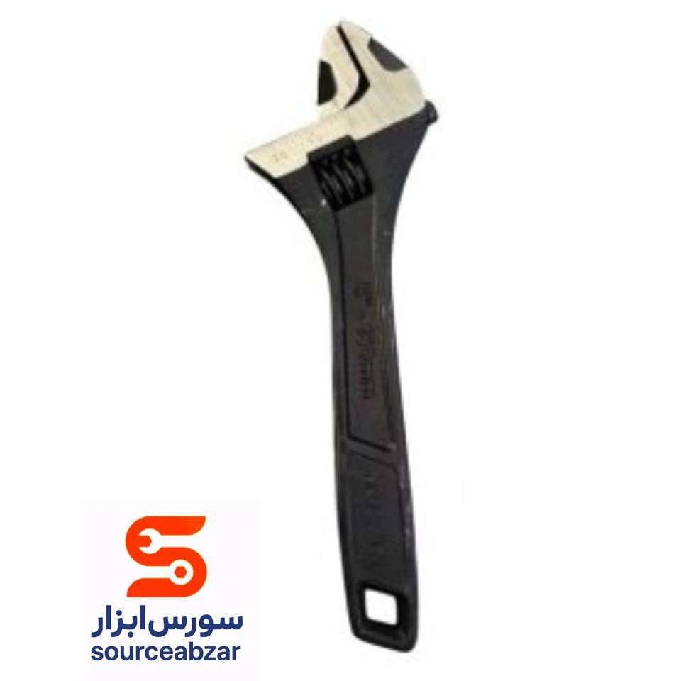آچار فرانسه مشکی سایز 6 اینچ / 150 میلیمتر نولان NOLAN
