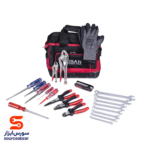 کیت ابزار خانگی 22 پارچه توسن مدل T3502K