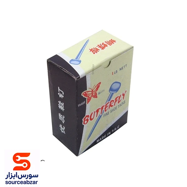 میخ سیاه بنفش پروانه بسته 450 گرمی 1/2 اینچ