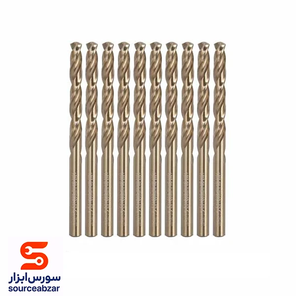 بسته 10 عددی مته آهن کبالت سایز 3.2