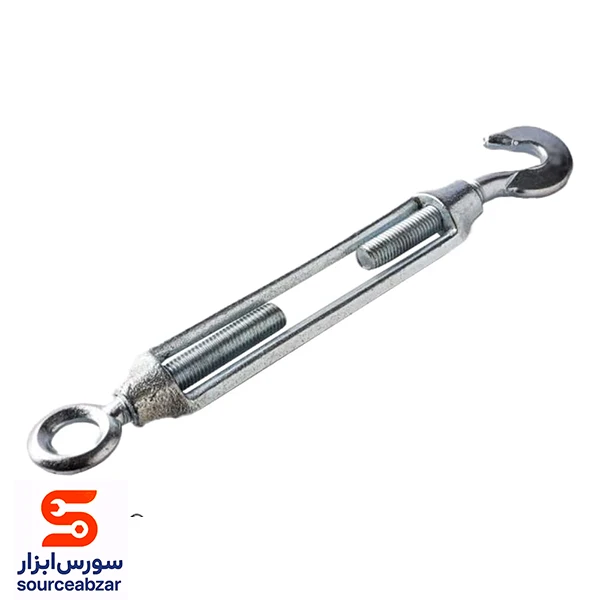 مهارکش یک سر حلقه یک سر قلاب گالوانیزه سایز 8