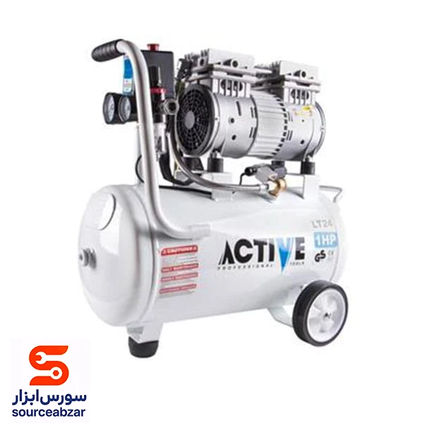 پمپ باد سایلنت اکتیو 24 لیتری مدل AC-1324SP