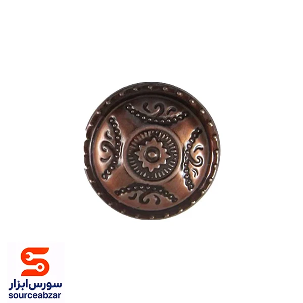 دستگیره حیاطی تک پیچ مسی شاهد