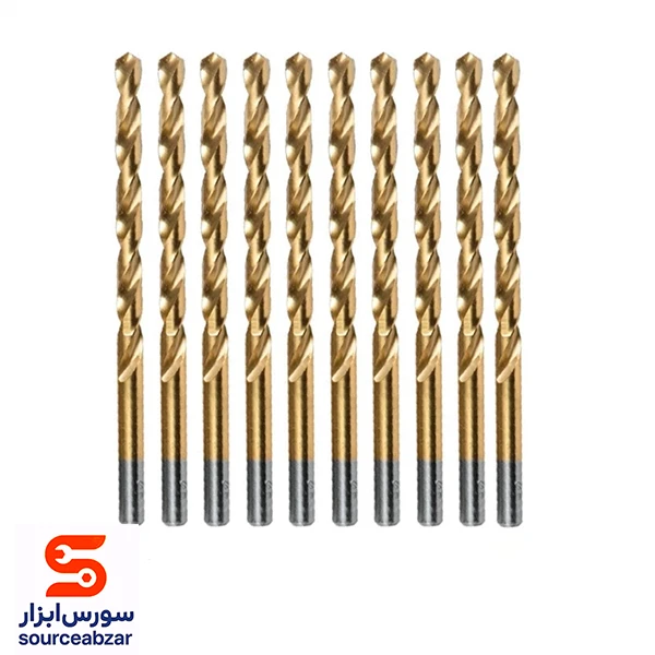 بسته 10 عددی مته طلایی سایز 4.5