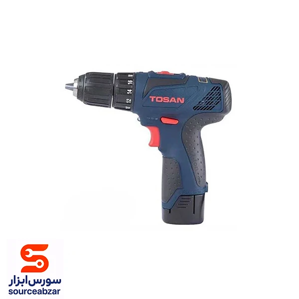 دریل پیچ گوشتی شارژی توسن پلاس 14 ولت مدل 9014SCX