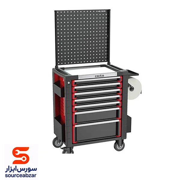 جعبه ابزار کشویی چرخ دار هزبرن مدل 1407BR