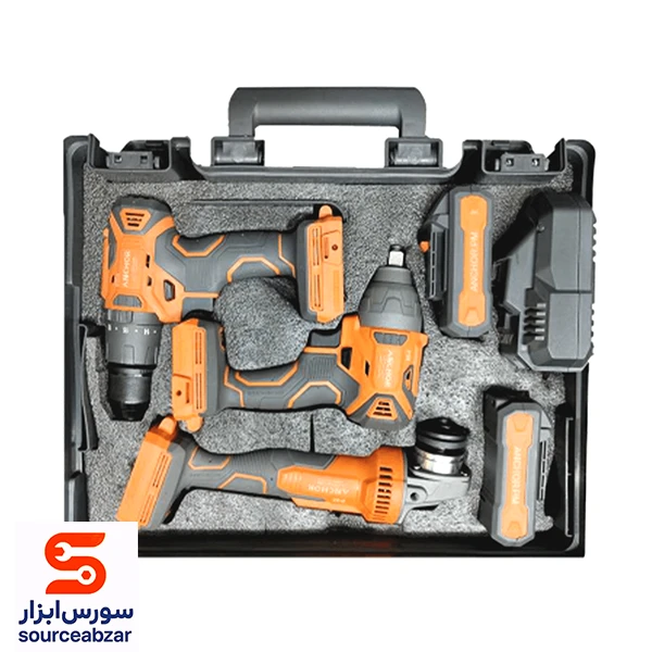 کیت 3 دستگاه شارژی آنکور مدل E.A.W