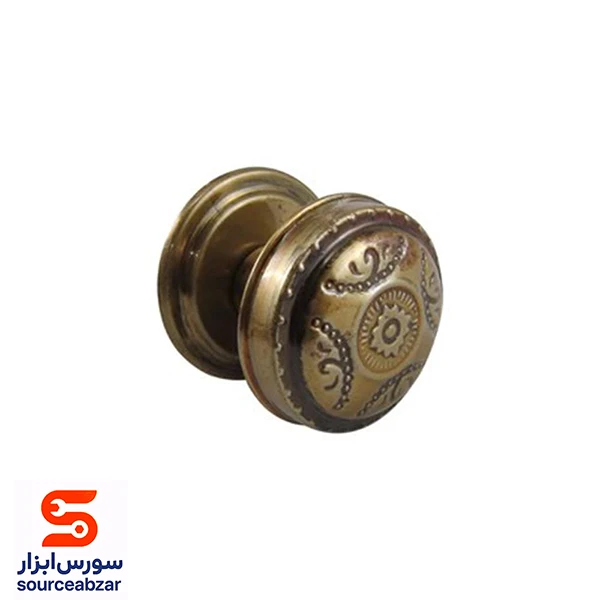 دستگیره حیاطی تک پیچ طلایی شاهد