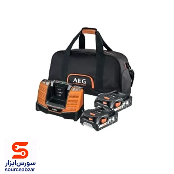 ست باتری و شارژر آاگ 18 ولت 2 آمپر مدل SETLL1820BL