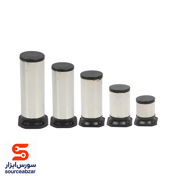 بسته 180 عددی پایه کابینت استیل ری صنعت سایز 10