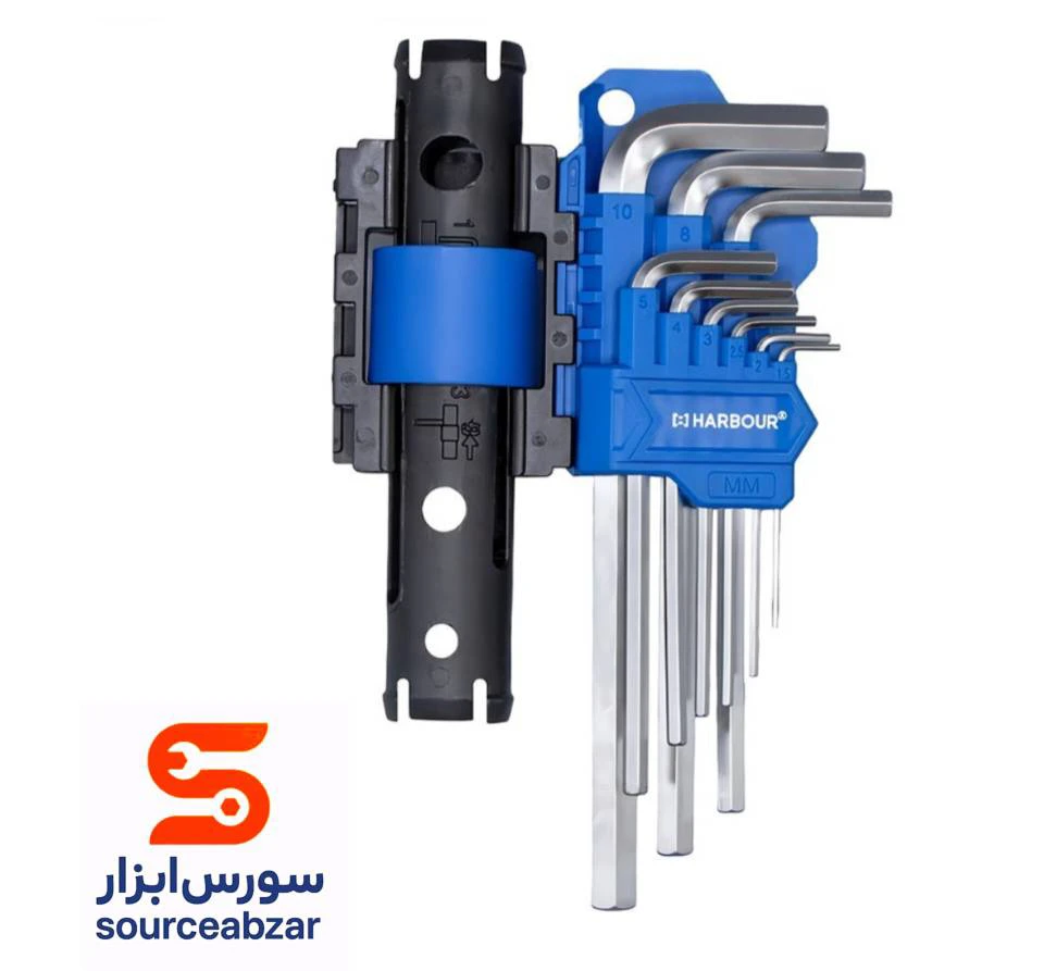 کیت آچار آلن 9 عددی هاربر مدل H14M