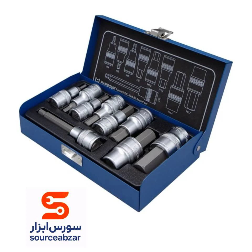 جعبه بکس 1،2 درایو 9 پارچه هاربر مدل HT9P