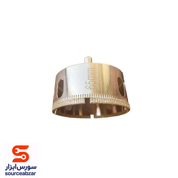 مته گردبر شیشه سایز 65 میلیمتری
