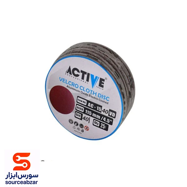 بسته 10 عددی سنباده پشت کرکی بزرگ P40