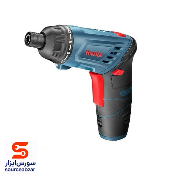 پیچ گوشتی شارژی تاشو رونیکس 3.6 ولت مدل 8530