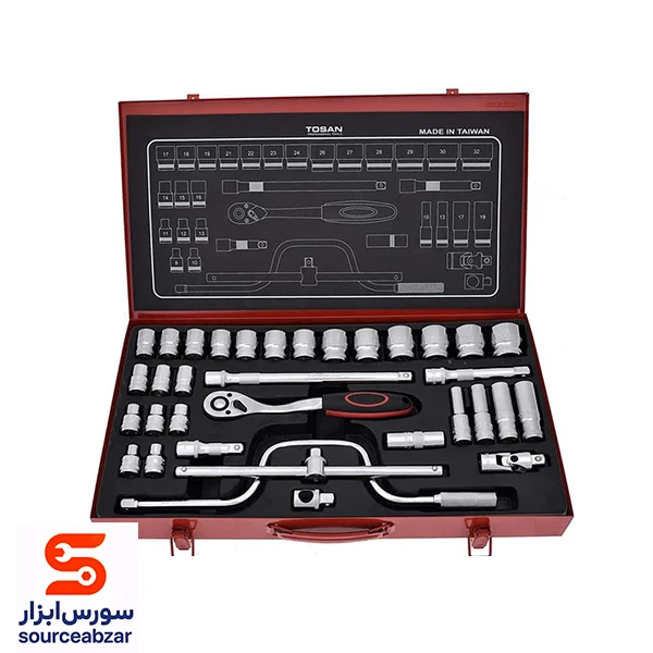 جعبه بکس 34 پارچه توسن