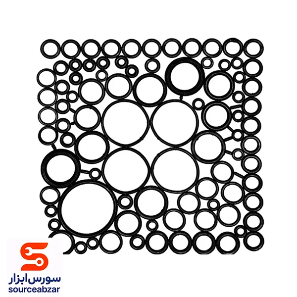 مجموعه 89 عددی واشر پلاستیکی آب بندی